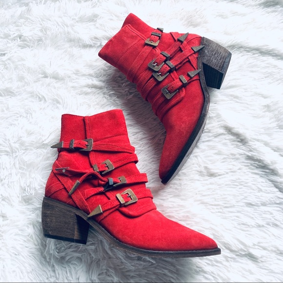 Free People Mason Western Red Boot - Picture 2 of 12